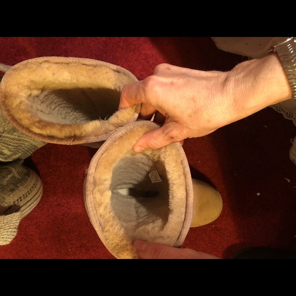 Fawn-Colored Tall UGG Boots - Picture 3 of 8